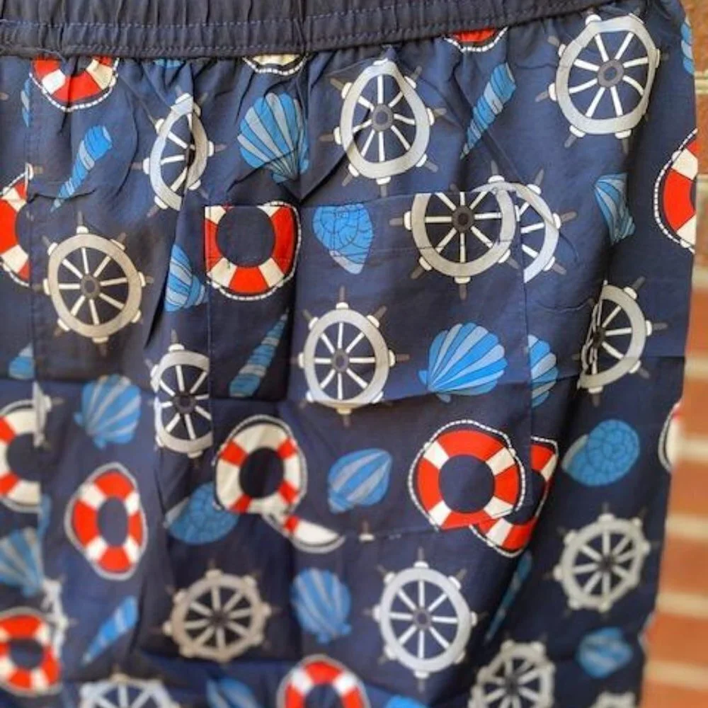 Men's Swim Trunks with Mesh Lining, Quick Dry Board Shorts with Pockets